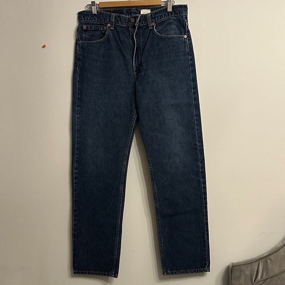 2009 vintage Levi's Dark Blue Straight Jeans y2k 2000s